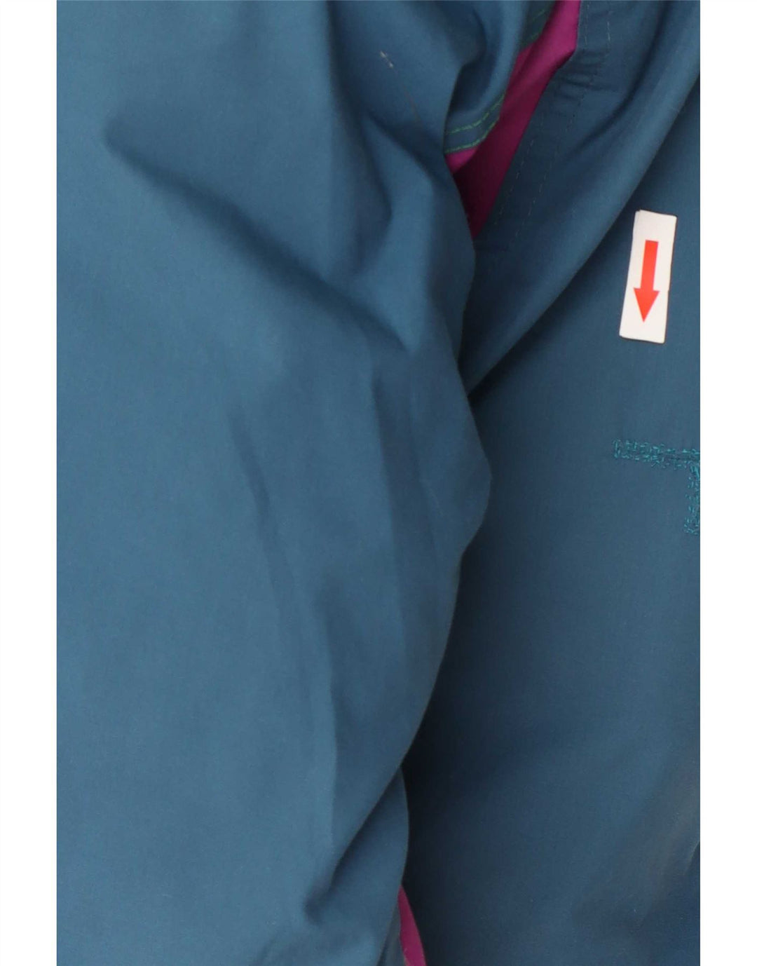 Astrolabio Wattierte Herrenjacke mit Kapuze, UK 38, Mittelgrün, Farbblock