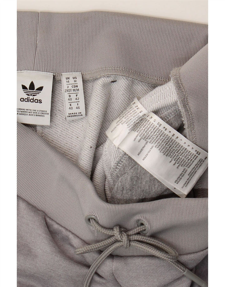 Adidas Damen Trainingshose Jogger UK 14 Large Grau Polyester