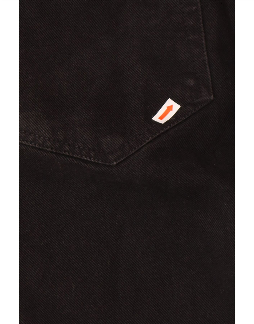 CALVIN KLEIN Damen Tapered Jeans W36 L34 Schwarze Baumwolle