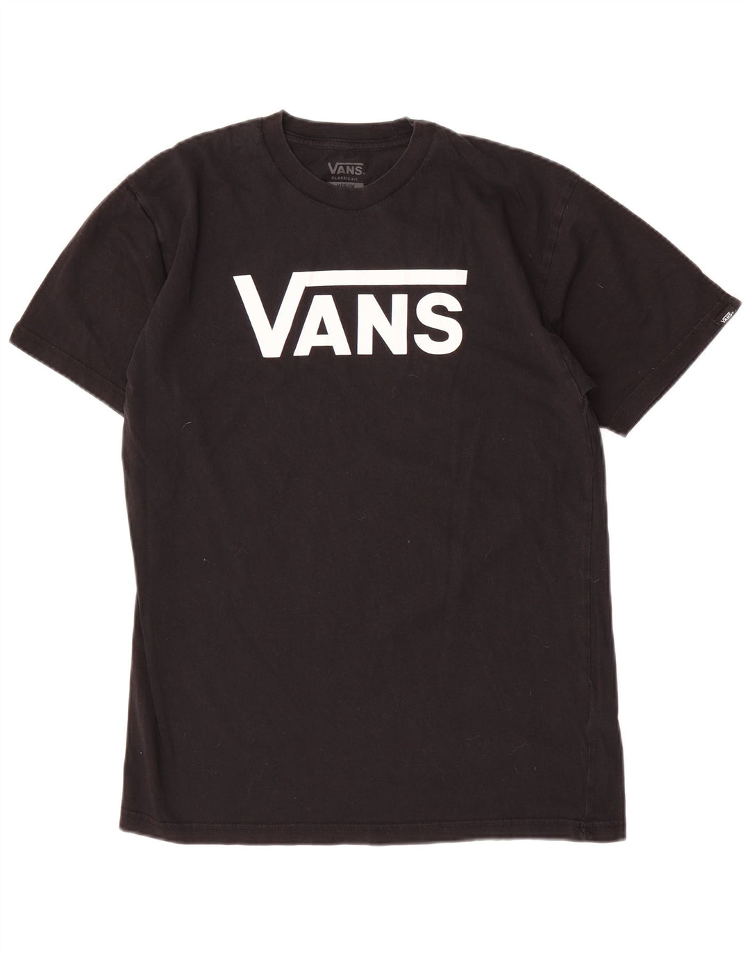 Vans Herren-T-Shirt mit klassischer Passform, mittelschwarzer Baumwolle