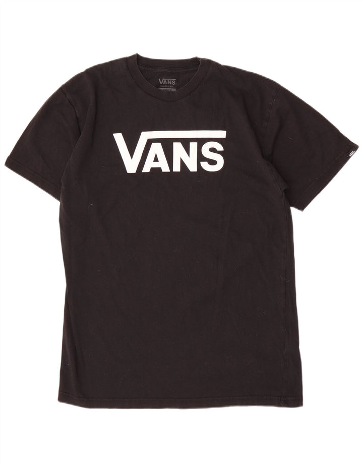 Vans Herren-T-Shirt mit klassischer Passform, mittelschwarzer Baumwolle