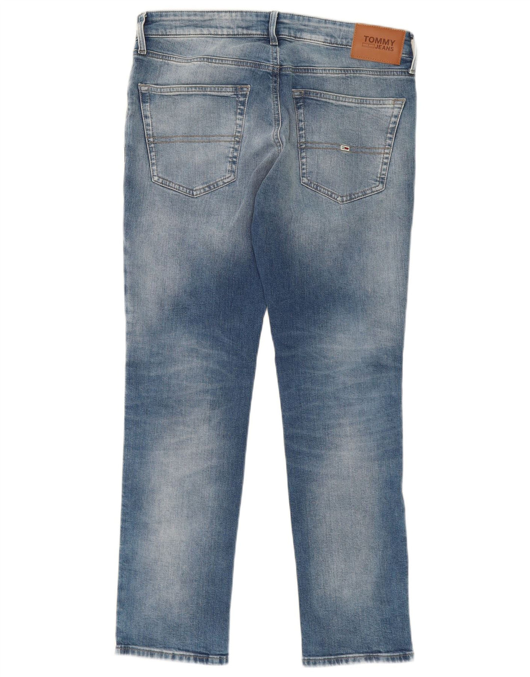 TOMMY HILFIGER Herren Scanton Slim Jeans W34 L30 Blaue Baumwolle