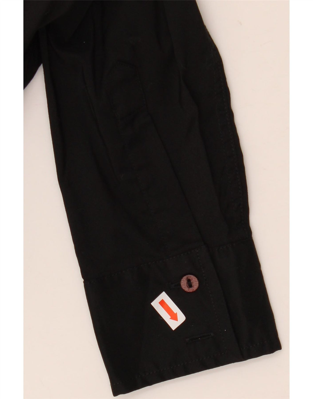Trussardi Damen-Body mit langen Ärmeln, UK 12, mittelschwarz, Baumwolle