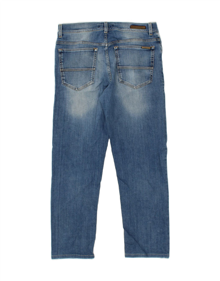 TRUSSARDI Mens Slim Jeans W32 L27  Blue Polyester Vintage Trussardi and Second-Hand Trussardi from Messina Hembry 