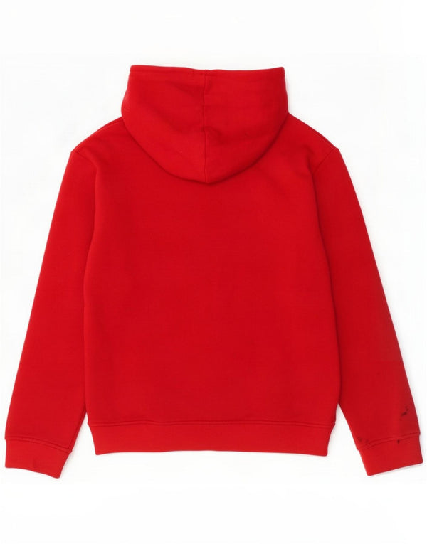 Fila Kapuzenpullover mit Grafik für Jungen, 13–14 Jahre, XL, rote Baumwolle