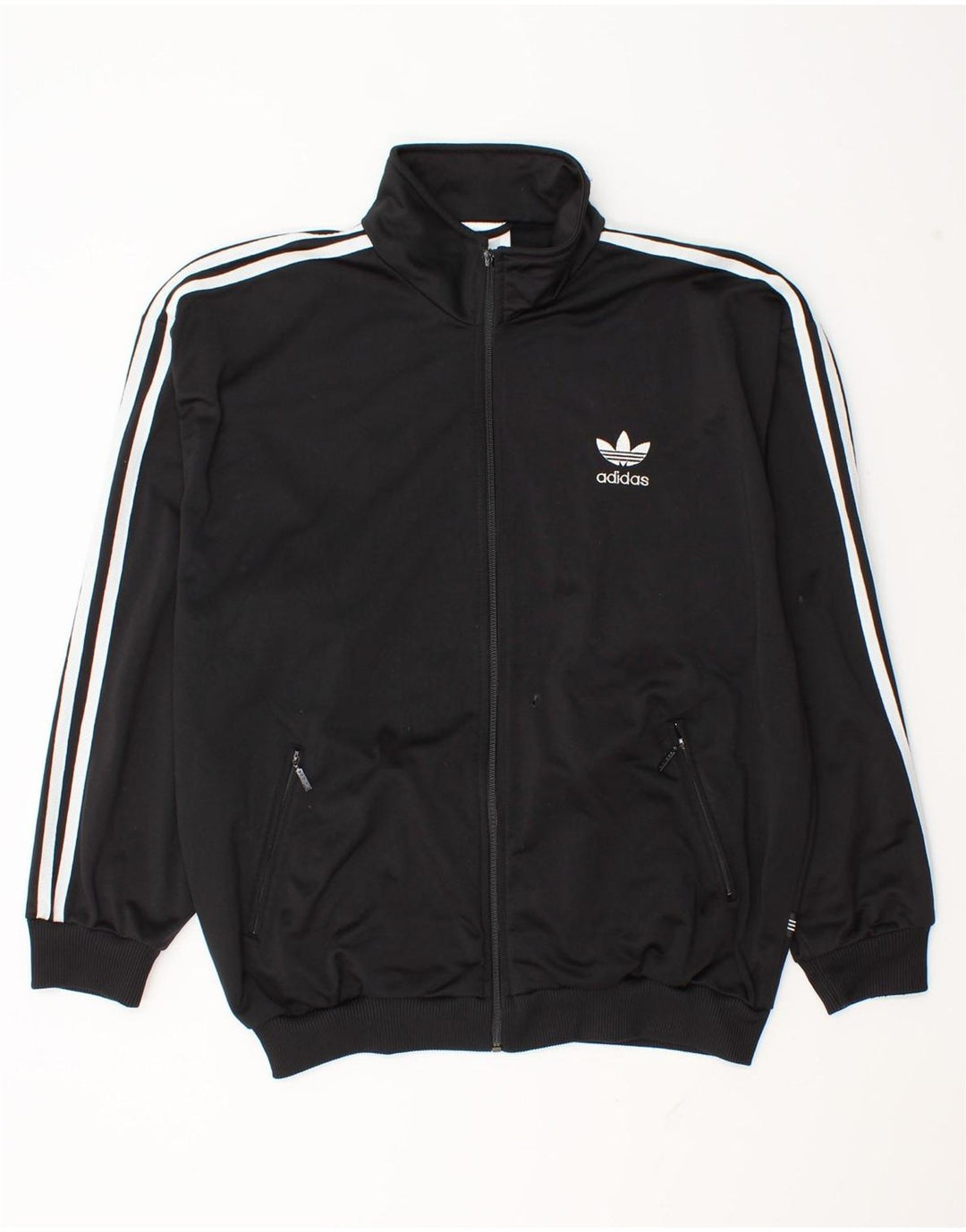 Adidas Herren Trainingsanzug Top Jacke UK 40/42 Medium Schwarz