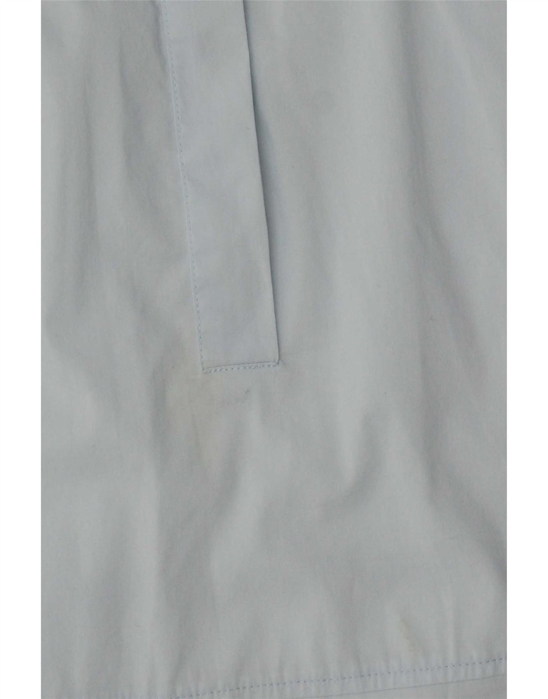 Benetton Damen-Pulloverhemd mit 3/4-Ärmeln, übergroß, Größe S, Blau, Baumwolle