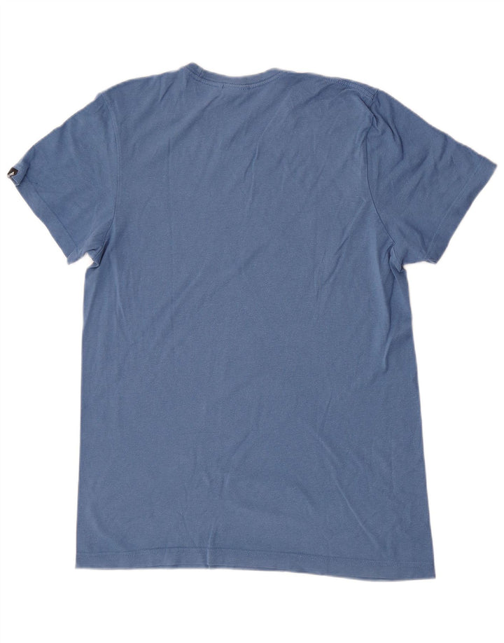 Adidas Herren Grafik T-Shirt Top Small Blau Baumwolle