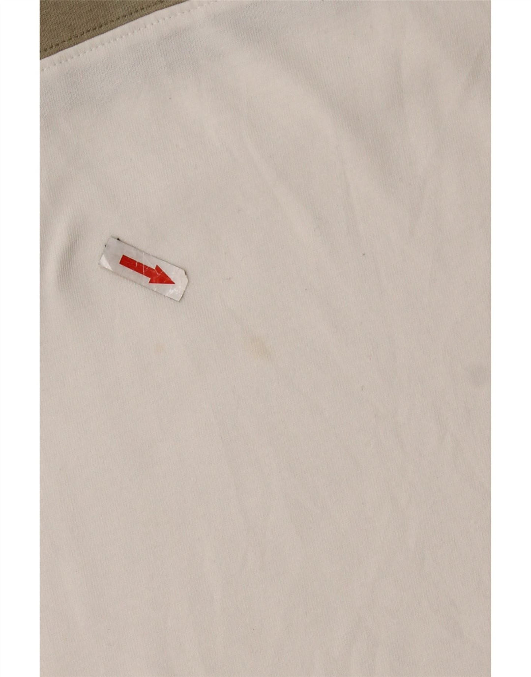 ADIDAS Grafischer Herren-Sweatshirt-Pullover aus mittlerer, cremefarbener Colourblock-Baumwolle