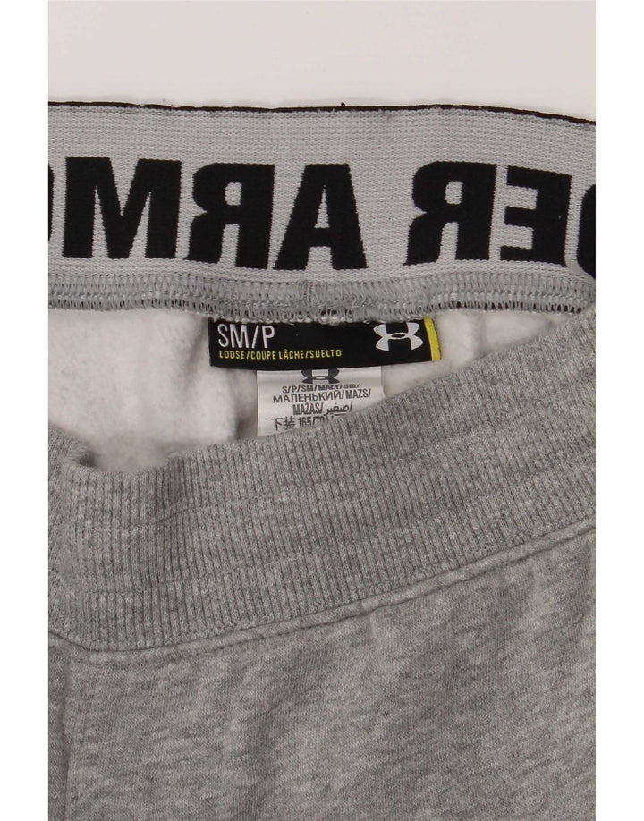 Under Armour Herren-Trainingshose mit lockerer Passform, Größe S, Grau, Baumwolle