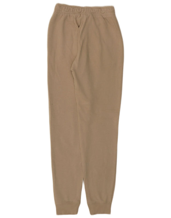 Nike Damen Trainingshose Jogger UK 6 XS Beige Baumwolle