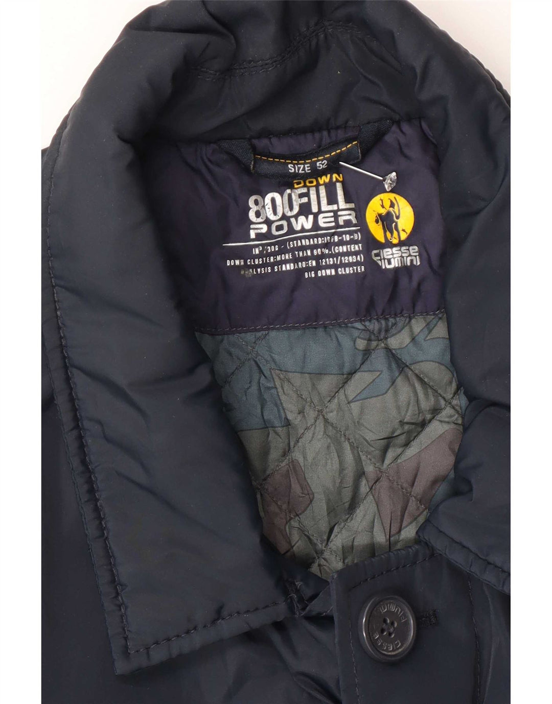 Ciesse Piumini Herren-Jacke mit normaler Passform, gepolstert, Größe 52, L, Marineblau