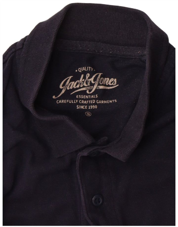 Jack & Jones Herren-Poloshirt, klein, marineblau, Baumwolle