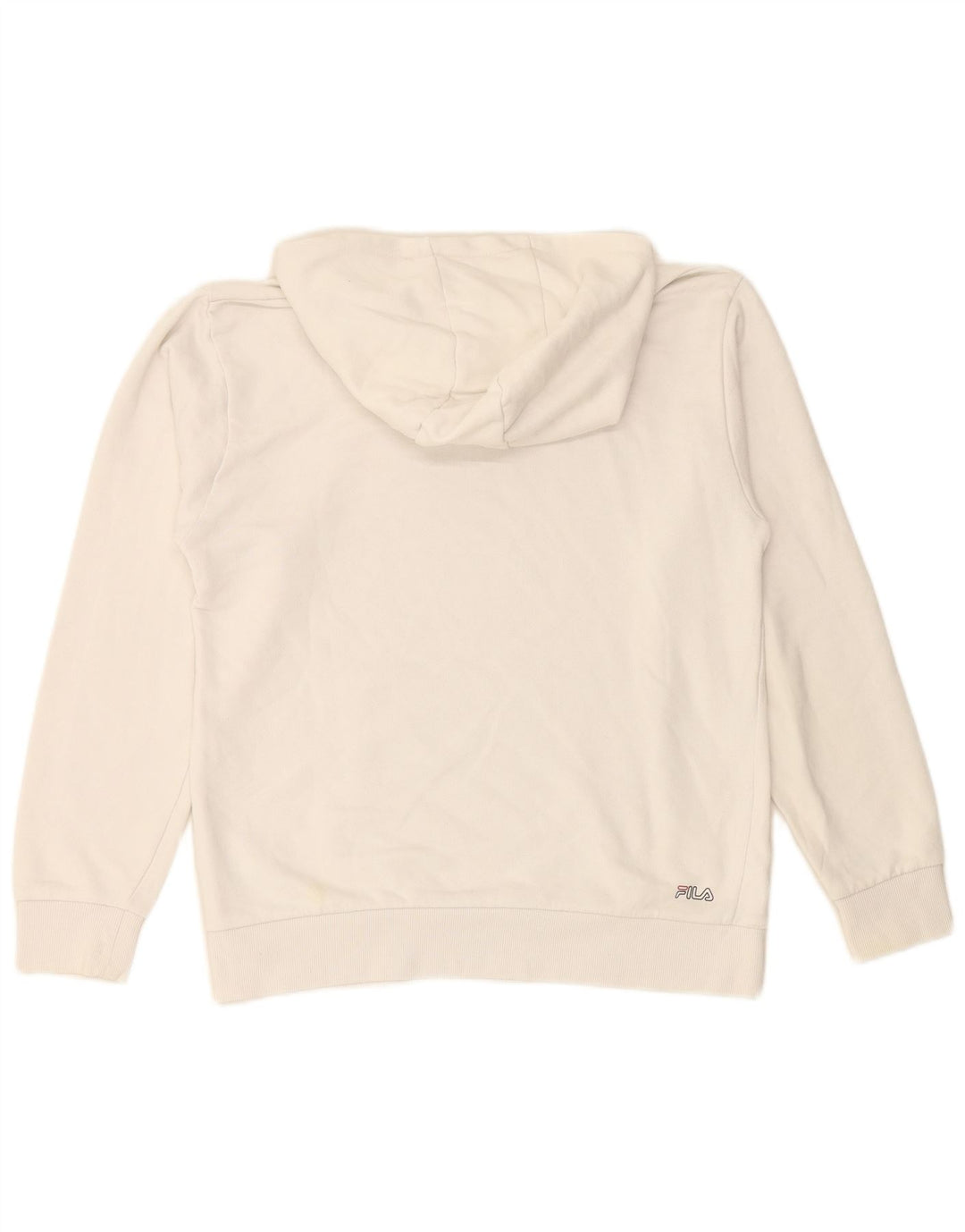 FILA Kapuzenpullover mit Grafik für Jungen, 15–16 Jahre, weiße Baumwolle