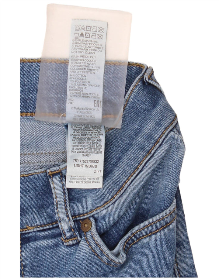 Marks & Spencer Damen Autograph Flared Jeans UK 10 Small W26 L30 Blau