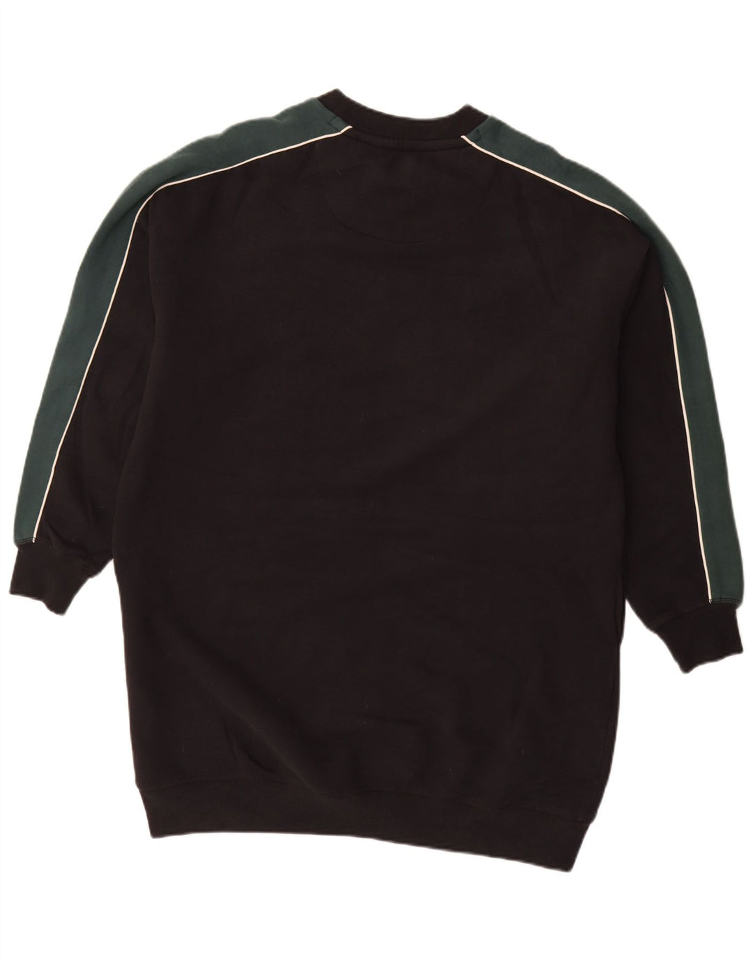 JACK WILLS Womens Oversized Graphic Jumper Dress UK 12 Medium Black