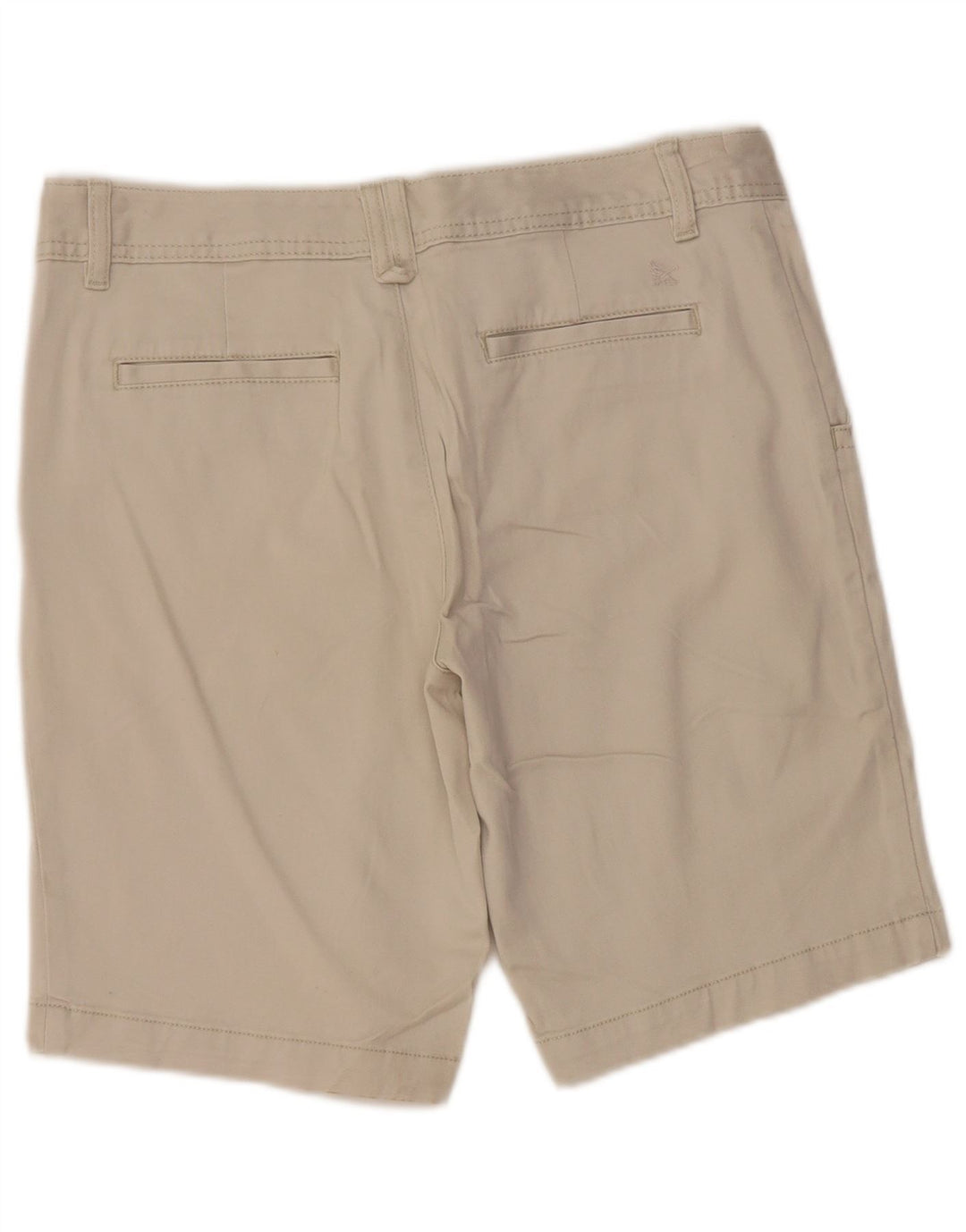 EDDIE BAUER Damen Chinoshorts US 6 Medium W30 Graue Baumwolle