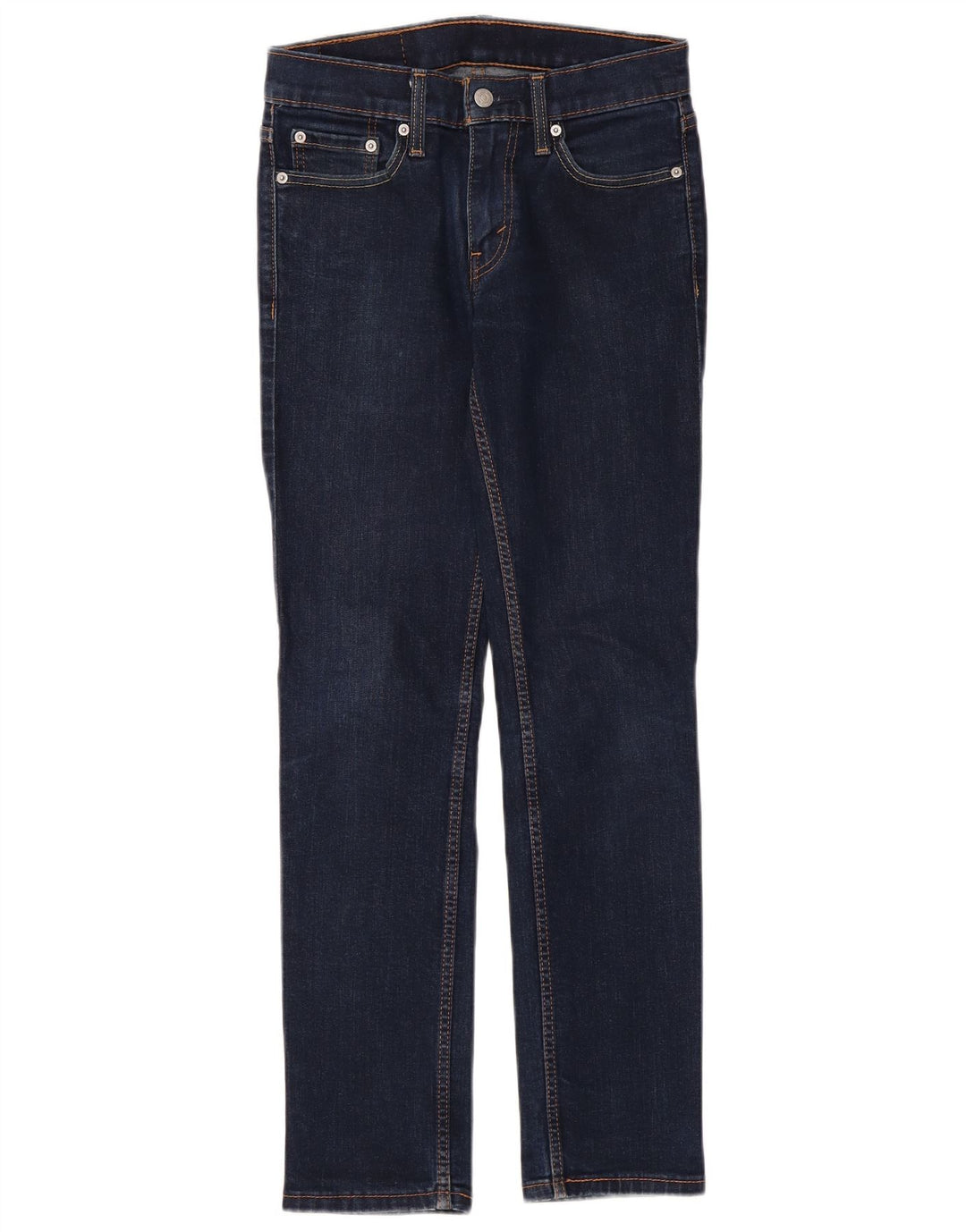 Levi's Damen 511 Slim Jeans W28 L32 Marineblau Baumwolle