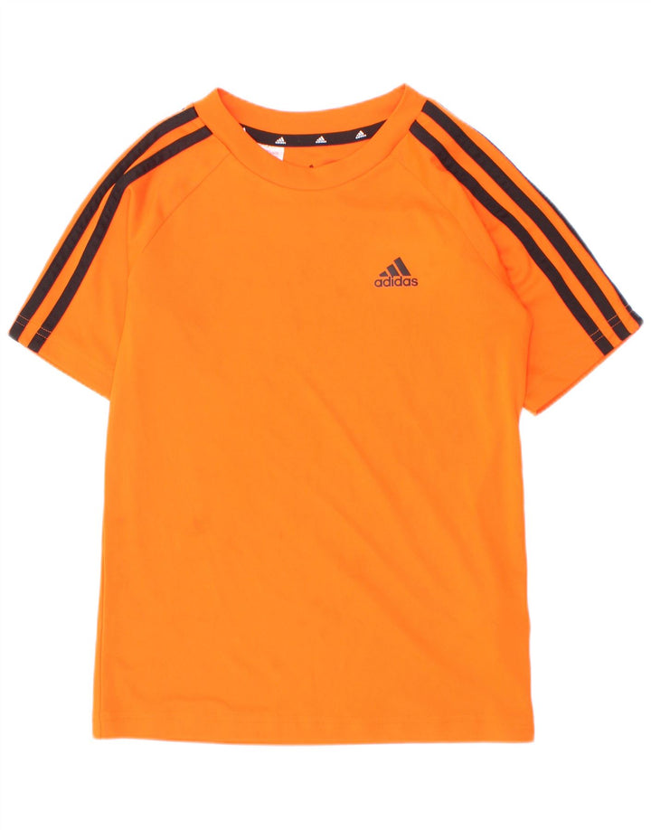 Adidas Jungen Aeroready T-Shirt Top 7-8 Jahre Orange Polyester