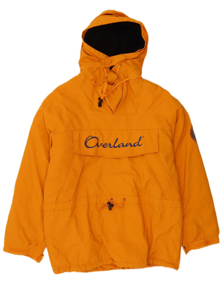 Overland Herren-Anorak-Skijacke mit Kapuze, UK 38, Mittelorange, Polyester