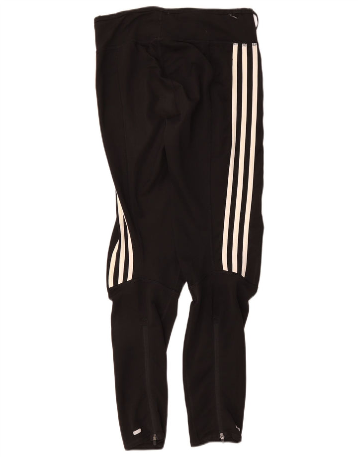Adidas Damen Response Leggings UK 10 Small Schwarz Polyester Sport
