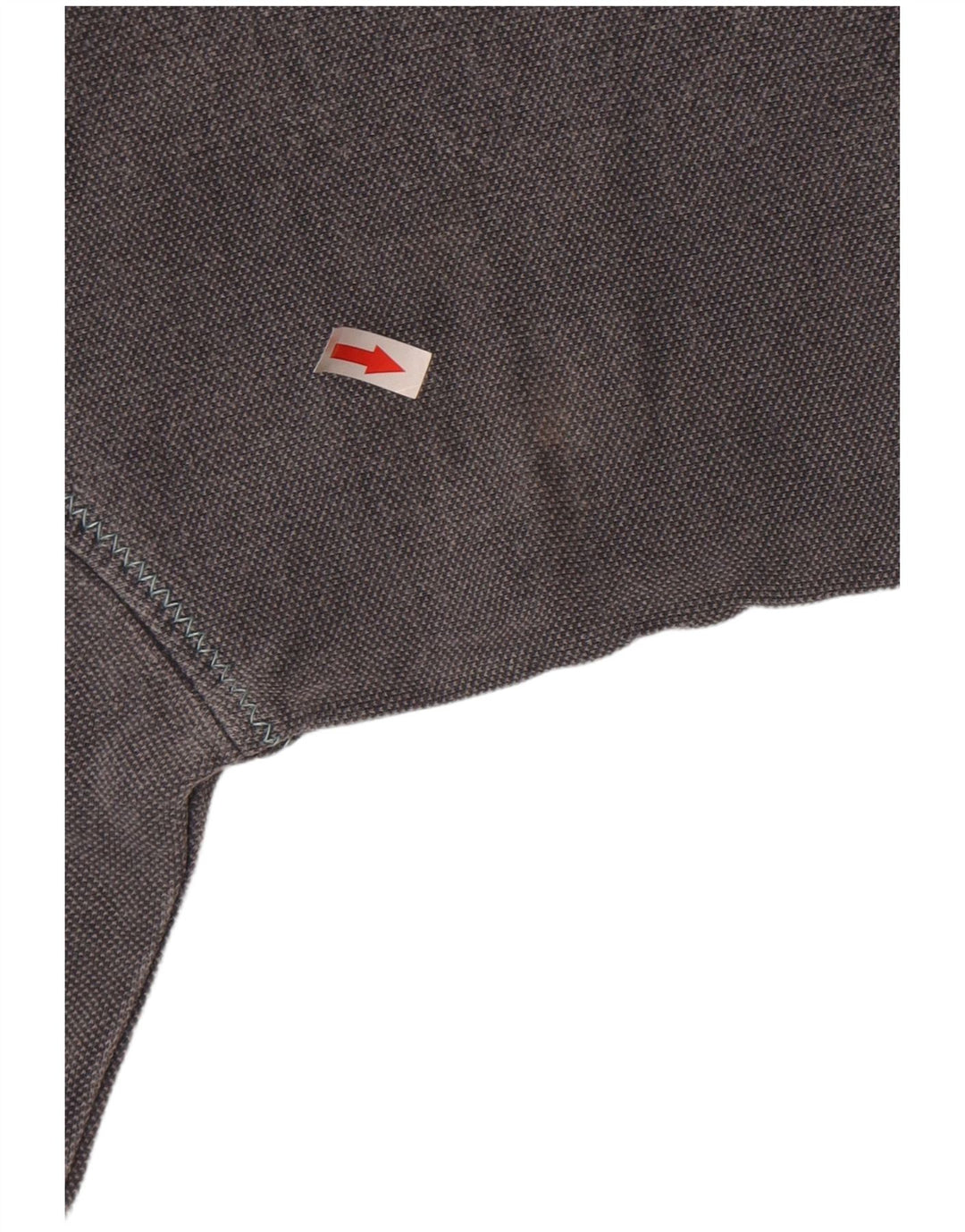 Fat Face Herren-Sweatshirt mit Reißverschluss am Hals, groß, aus grauer Baumwolle