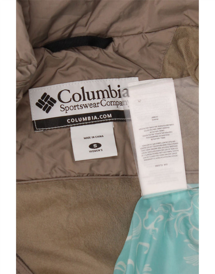 COLUMBIA Damen-Übergröße mit Kapuze, wattierte Jacke, Größe S: 10, Größe: Grau, Nylon