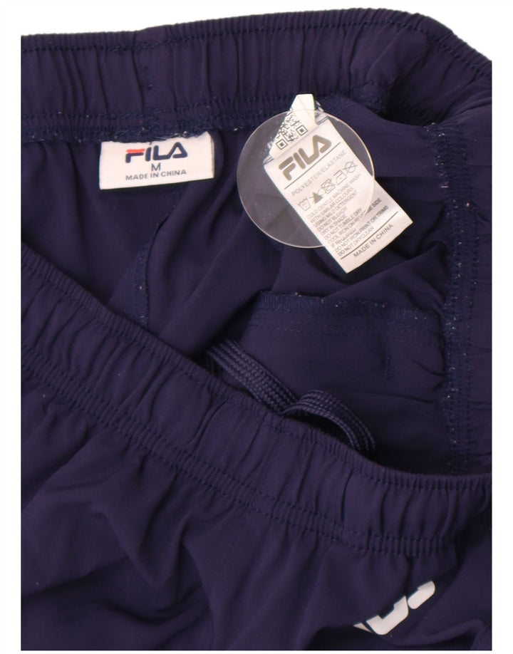 Fila Herren-Trainingshose, Joggers, mittleres Marineblau, Polyester