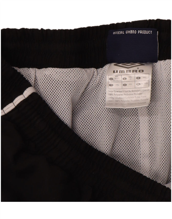 UMBRO Herren Bermuda Sport Shorts 2XL Schwarz Polyester