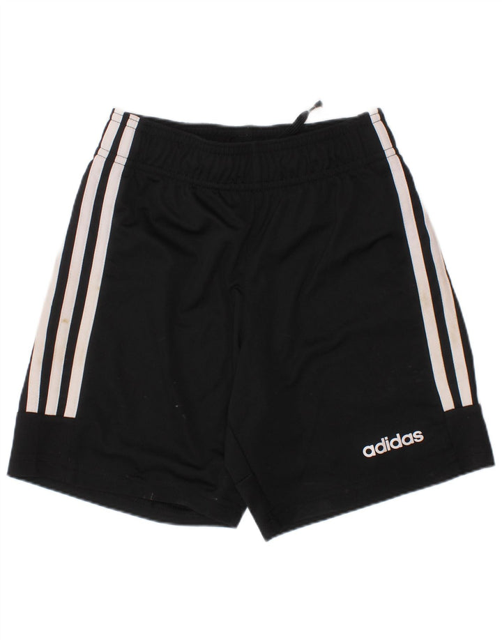 ADIDAS Climalite Sportshorts für Jungen, 7–8 Jahre, schwarzes Polyester