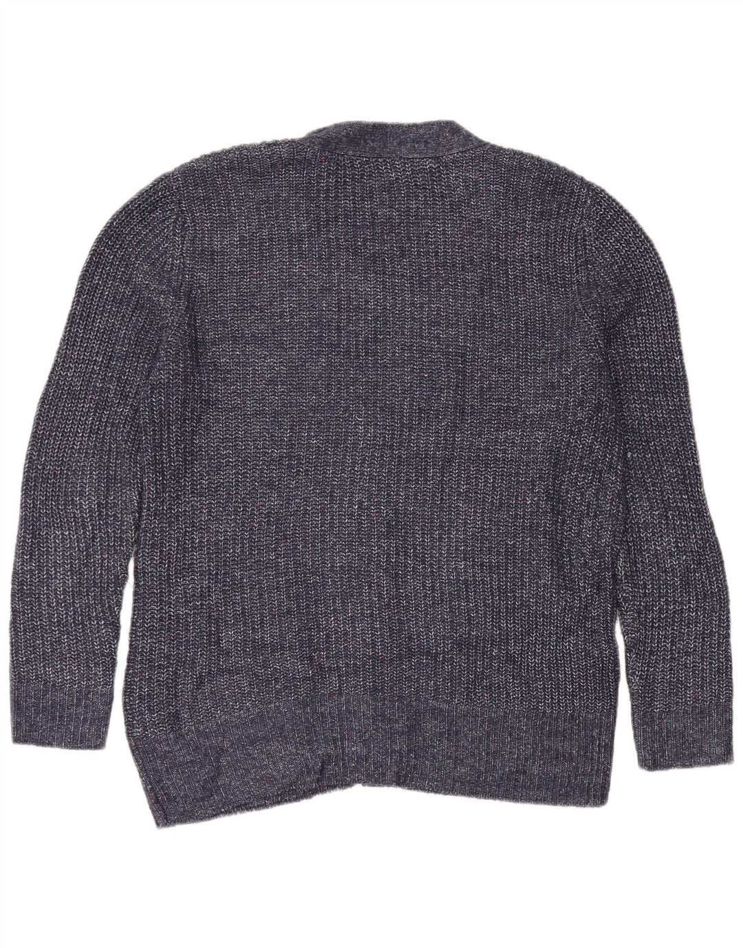 Marks & Spencer Damen-Cardigan-Pullover UK 14 Medium Navy Blue Meliert