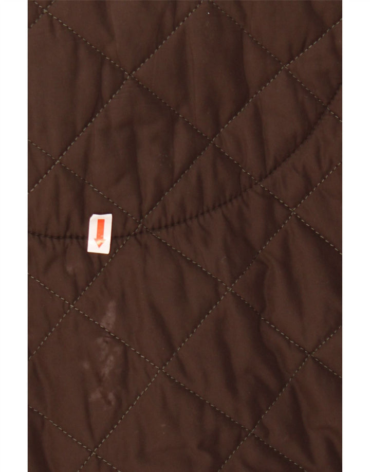 BARBOUR Herren Steppjacke UK 40 Large Braun Polyester
