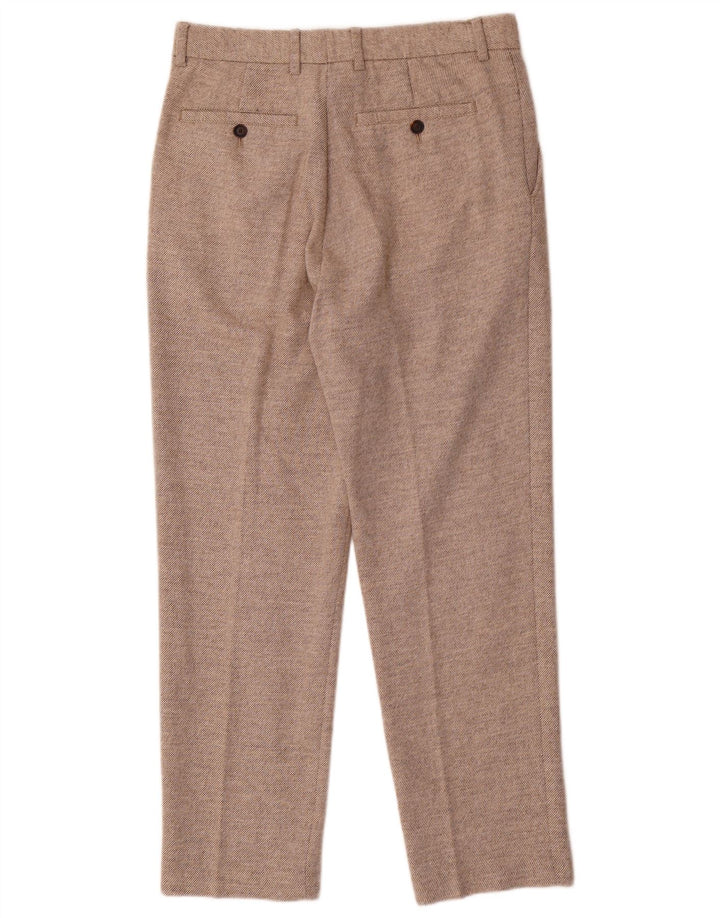 Gerade Anzughose für Damen von Zara, Größe S, W28, L29, Beige
