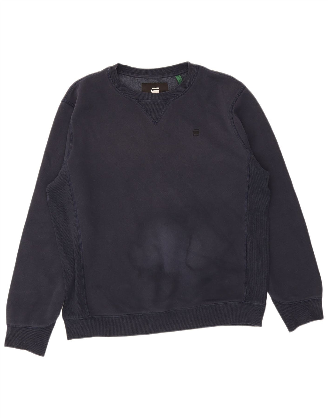G-Star Herren-Sweatshirt, Pullover, groß, marineblau, Baumwolle