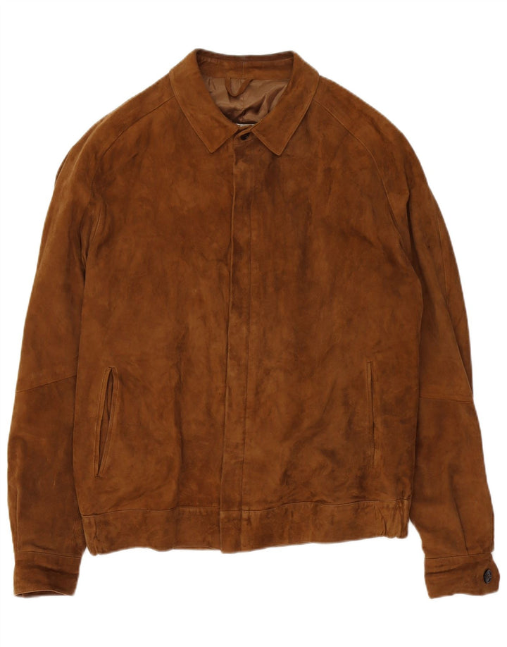 VINTAGE Herren Wildlederjacke UK 38 Medium Beige