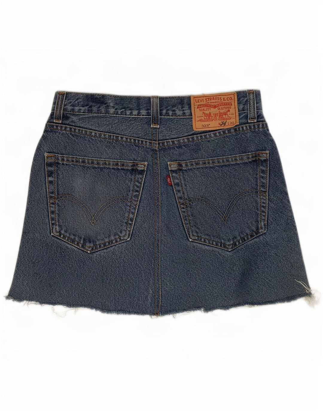 Levi's Damen 505 Jeansrock W30 Mittelblau