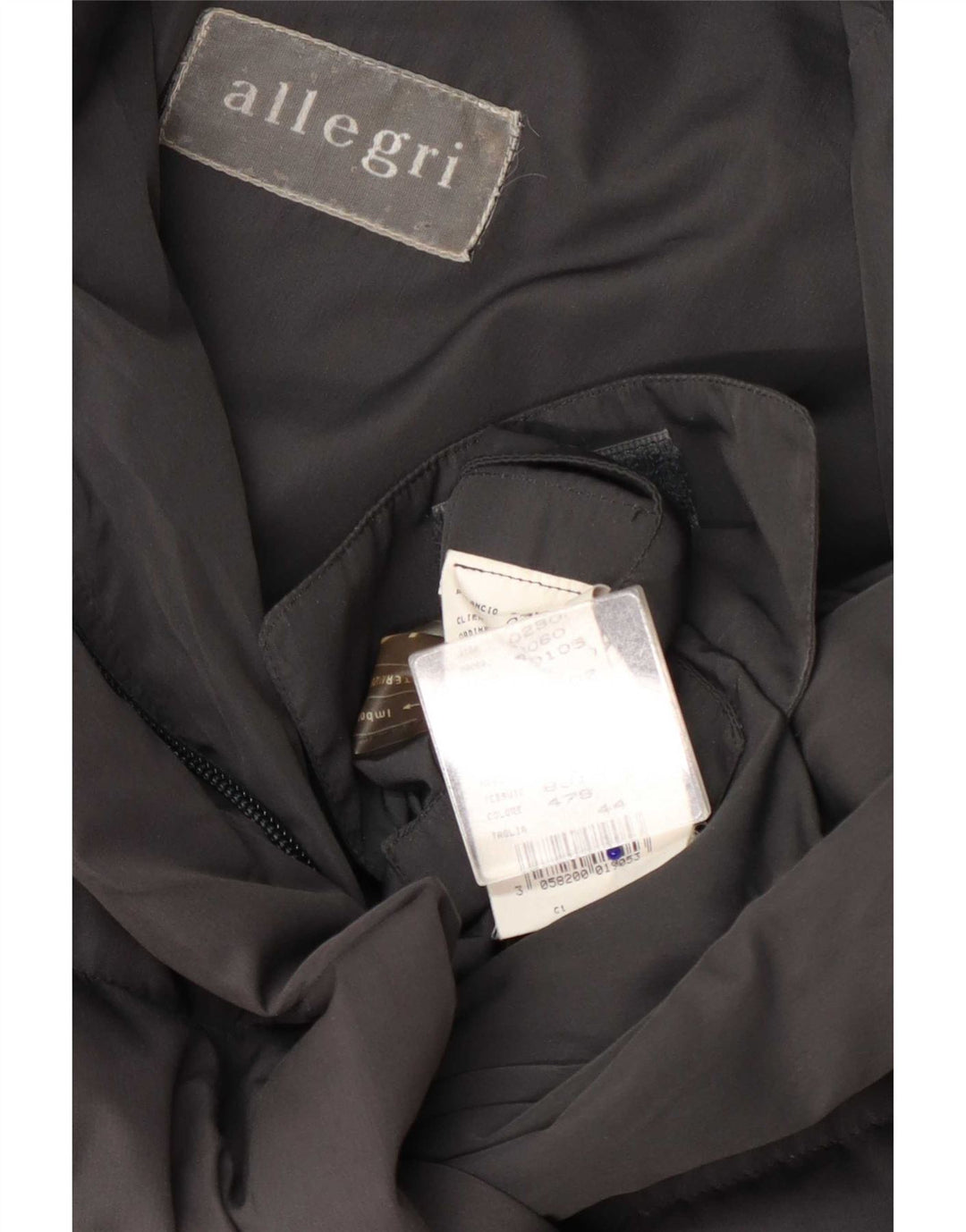 Allegri Damen-Kapuzenübergroßer, gepolsterter Mantel IT 44 Mittelgraues Polyester
