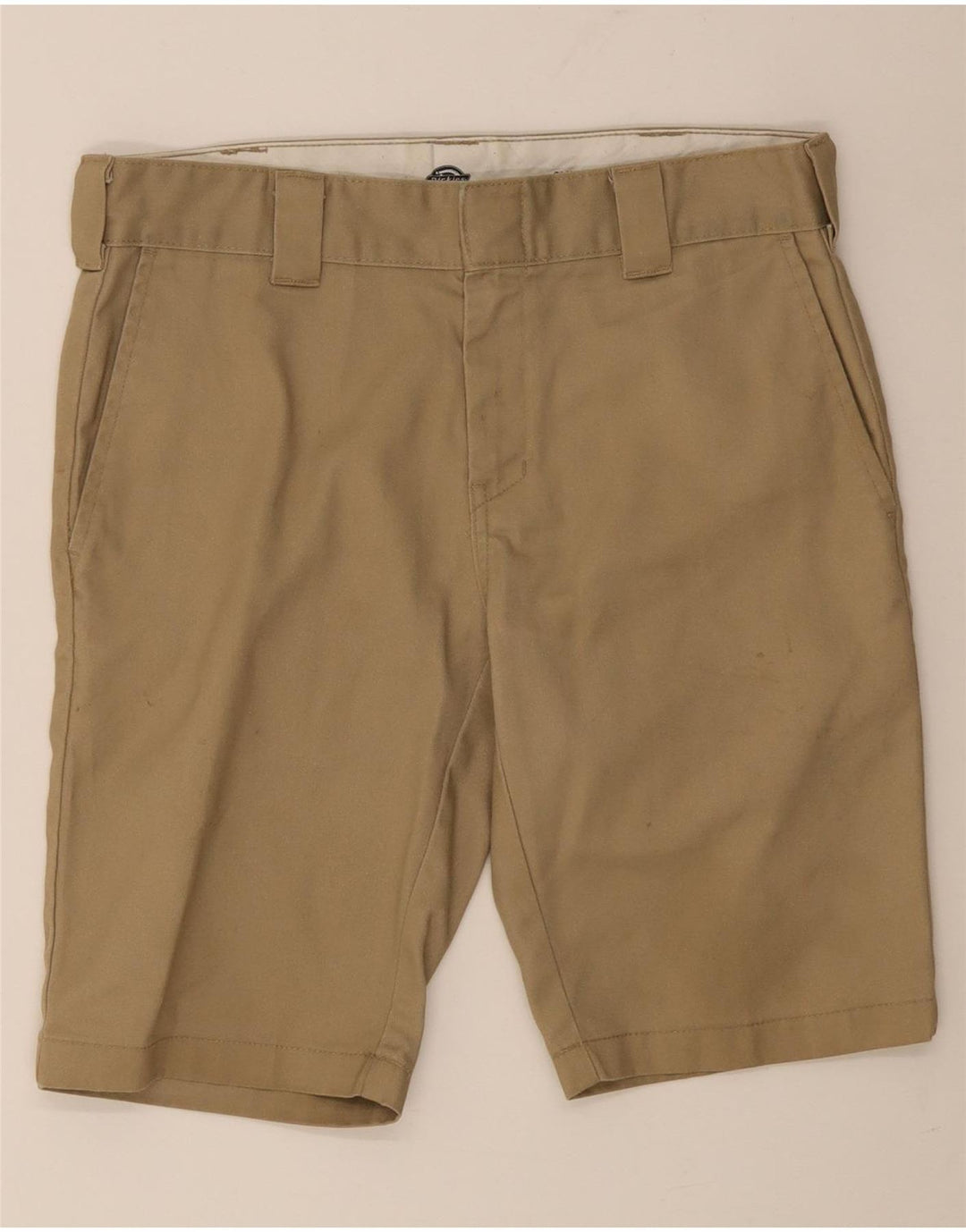 DICKIES Herren-Chinoshorts mit schmaler Passform, W32, mittelbeigefarbenes Polyester