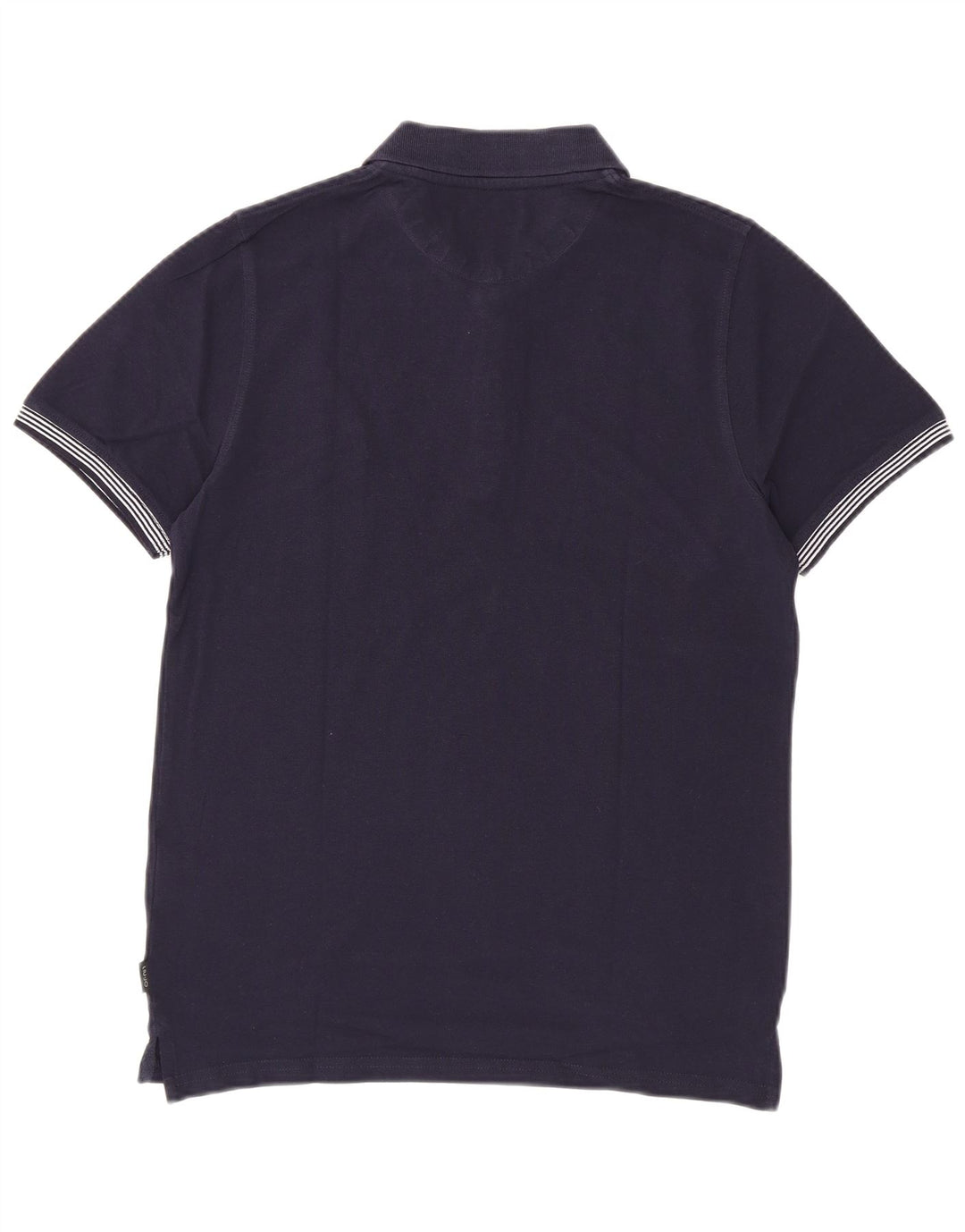 LIU JO Herren-Poloshirt, mittelgroß, marineblau, Baumwolle