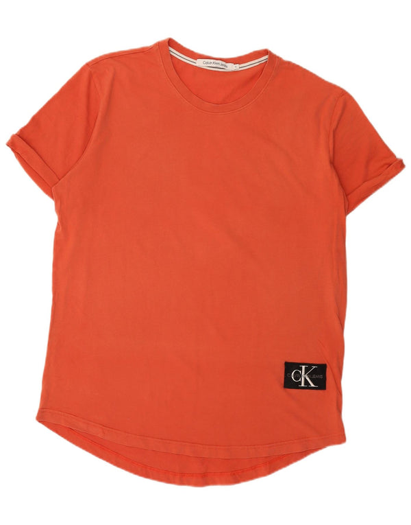 Calvin Klein Jeans Herren T-Shirt Top XL Orange