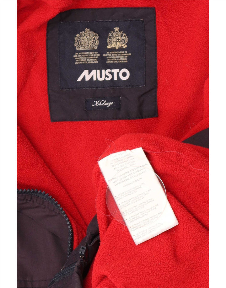 Musto Herren Bomberjacke UK 42 XL Marineblau Polyester