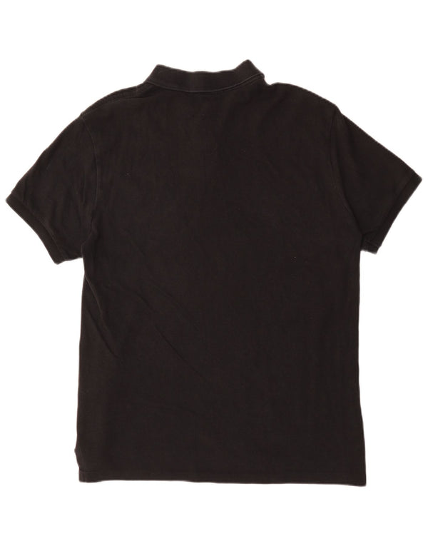 Polo Ralph Lauren Herren Slim Fit Poloshirt Große schwarze Baumwolle