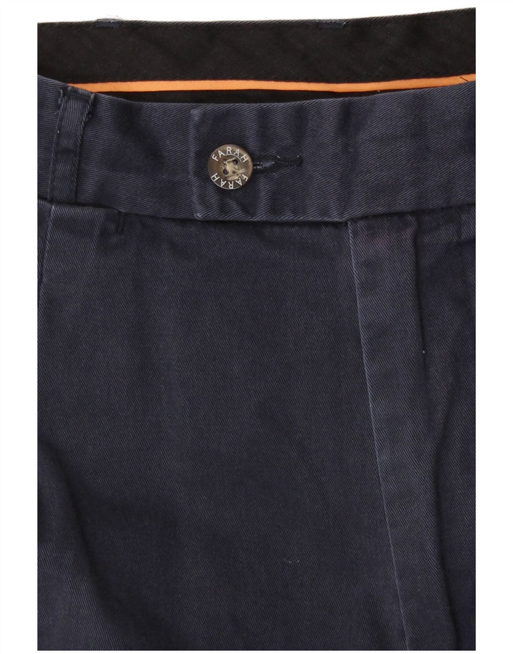 Farah Herren Chinoshorts W34 Large Marineblau