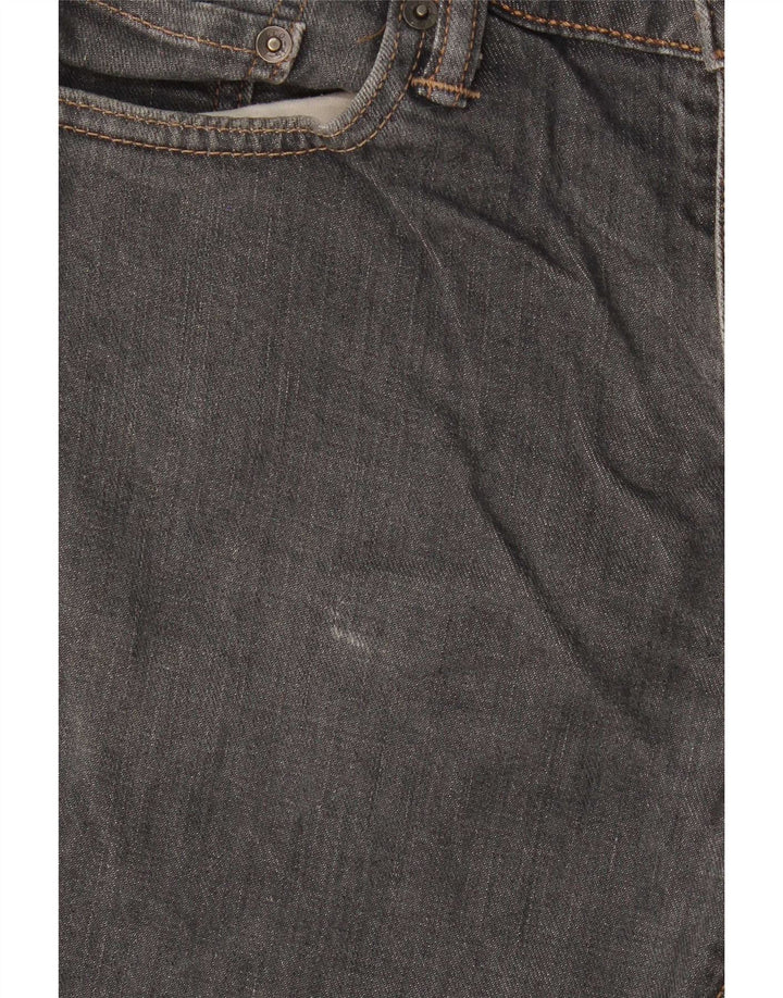 Levi's Herren 504 Straight Jeans W32 L30 Graue Baumwolle