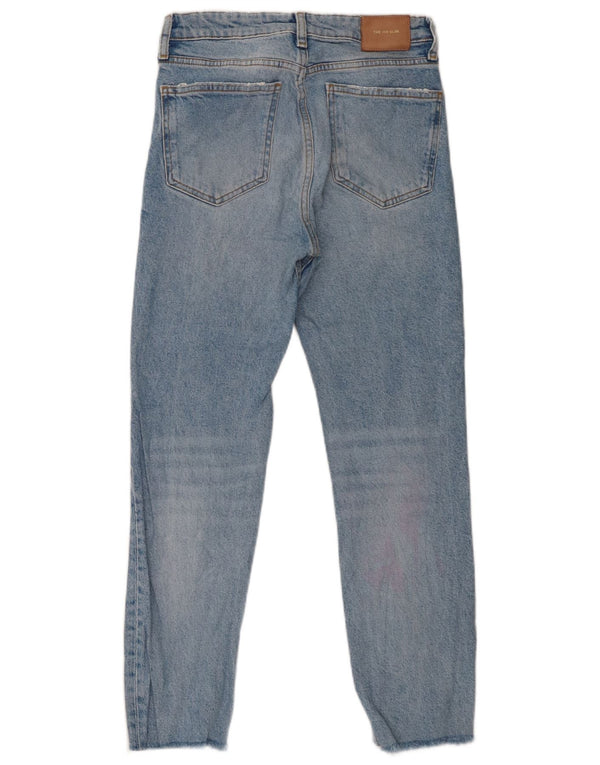 Zara Damen Slim Jeans EU 36 XS W26 L27 Blaue Baumwolle