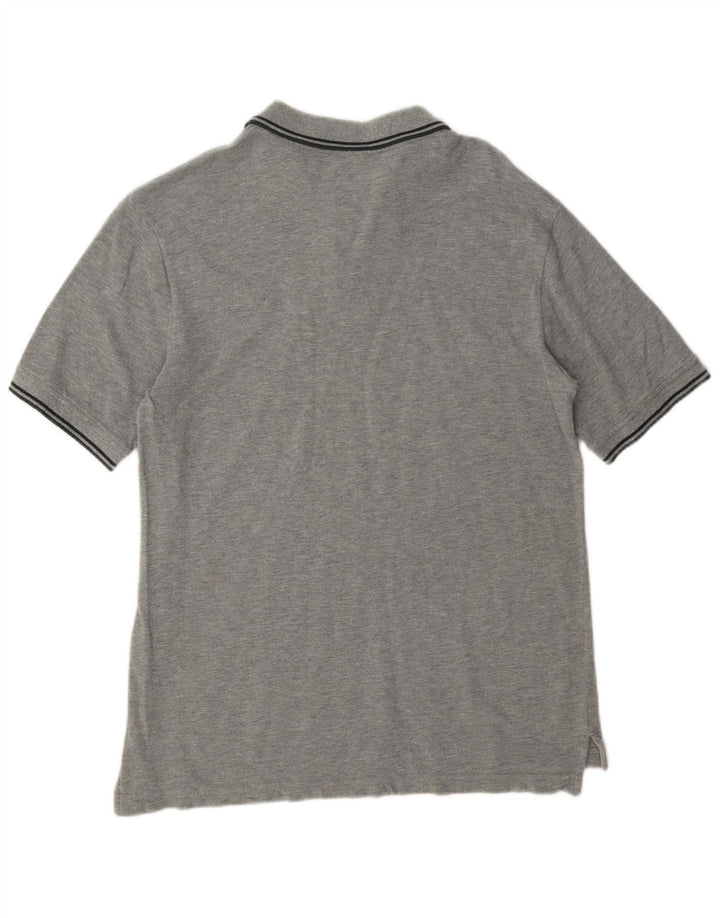 Champion Herren-Poloshirt, groß, grau gestreift