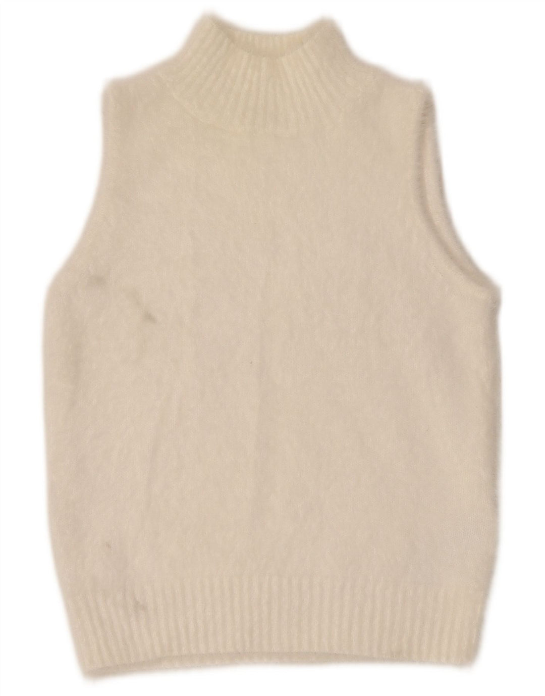 Guess Damen Weste Tank Top UK 12 Medium Weiß Polyamid