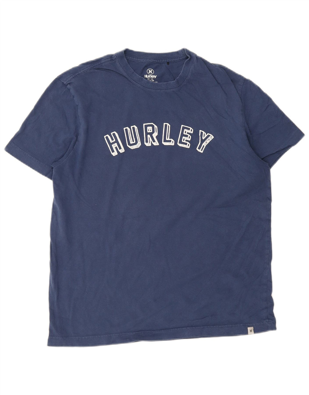 Hurley Herren-T-Shirt mit Grafik, mittelmarineblaue Baumwolle