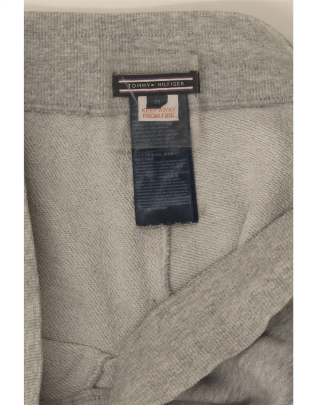 Tommy Hilfiger Herren-Trainingshose, Jogginghose, Mittelgrau, Farbblock