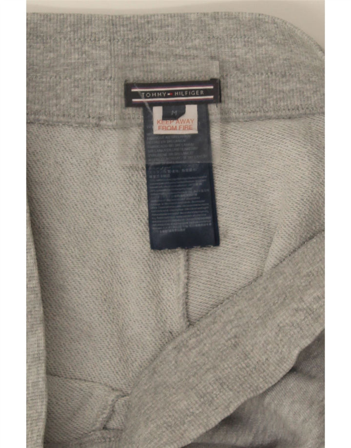 Tommy Hilfiger Herren-Trainingshose, Jogginghose, Mittelgrau, Farbblock